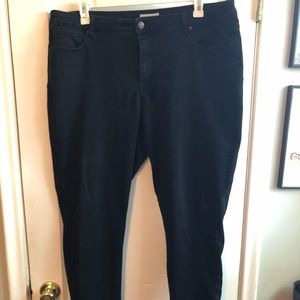 Westport by Dressbarn Black Skinny Jeans